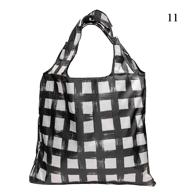 |ノベルティ用品 | コンパクト収納 花柄エコバッグ | 44×40c