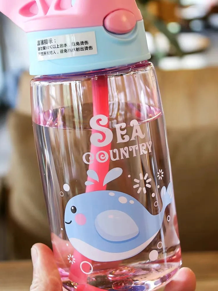 |イベント・ノベルティ用品 | 漏れ防止 子供用ストロー付きカップ | 480ml