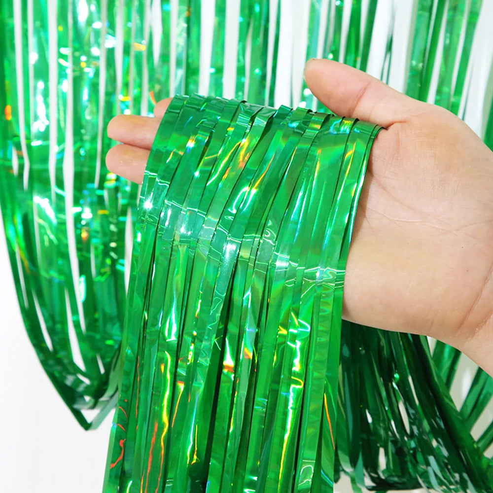 パーティー・インテリア用装飾 キラキラ!ホイル素材カーテン 高品質素材