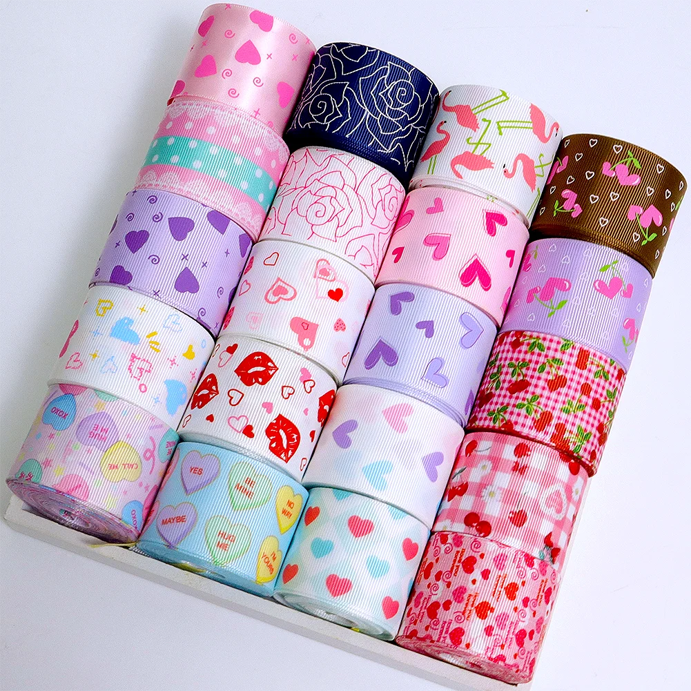 バレンタインデーランダムリボンセット 5種