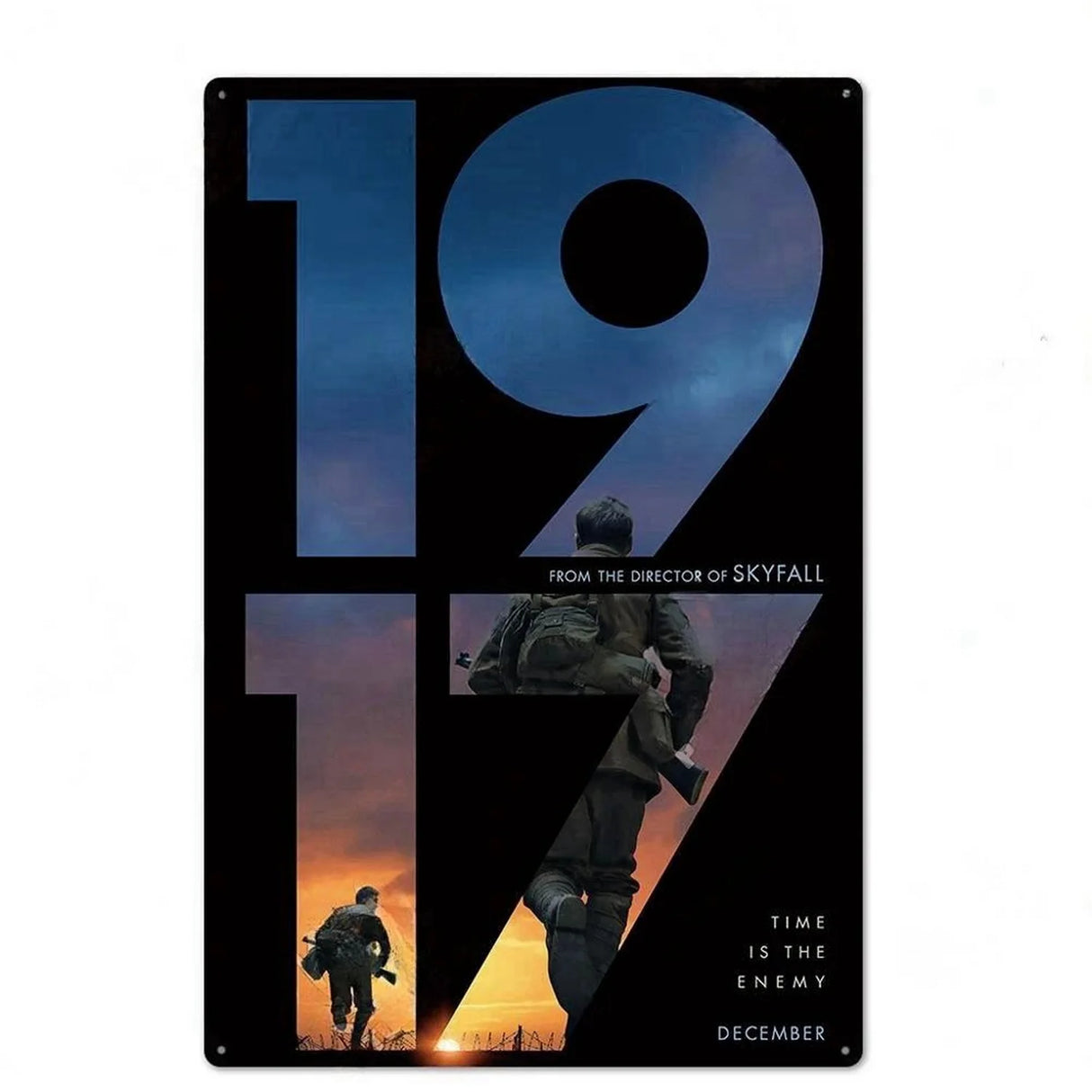 ヴィンテージ映画ブリキ看板 B