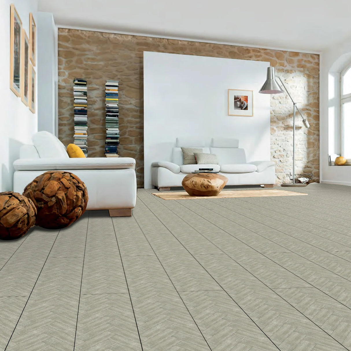 DIY用 ヴィンテージ風木目調 ステッカー 幅15㎝ x 90cm 5枚入