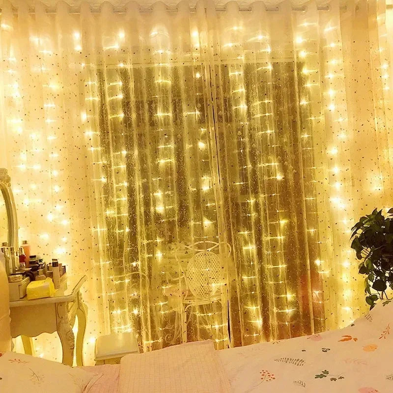 カーテンライト|イベント・パーティー装飾|LEDカーテンライト フェアリーライト USB対応(3M)