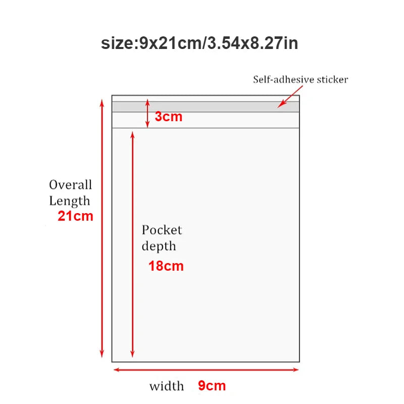 |イベント・ノベルティ用品 | 透明無地OPP袋各種 100枚セット