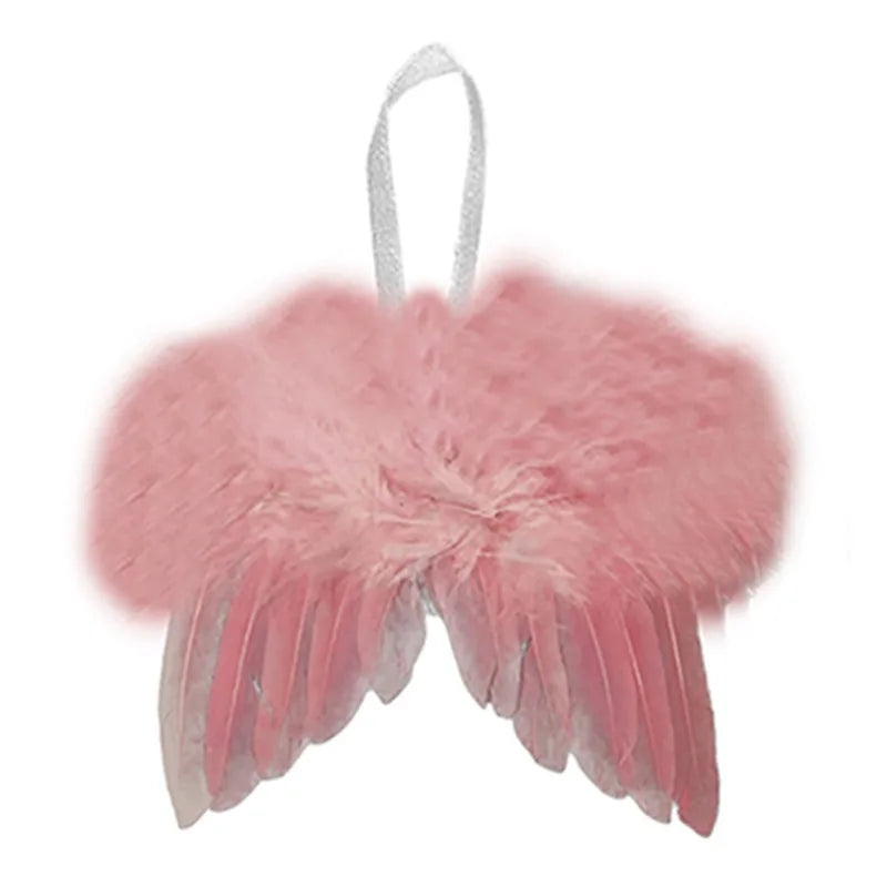 イベント・パーティー装飾|エンジェルホワイトフェザーウィングオーナメント(1個入/10個入)