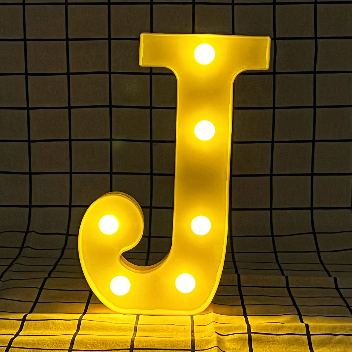 【LED装飾】LEDライト・デコレーションライト(ハート/数字/アルファベット)22cm ハート16cm