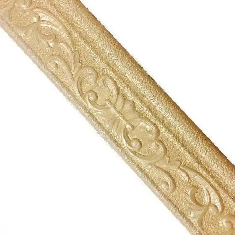 壁面装飾 幅木風粘着ボーダーシート 幅8㎝x230㎝ XPEフォーム 衝撃吸収