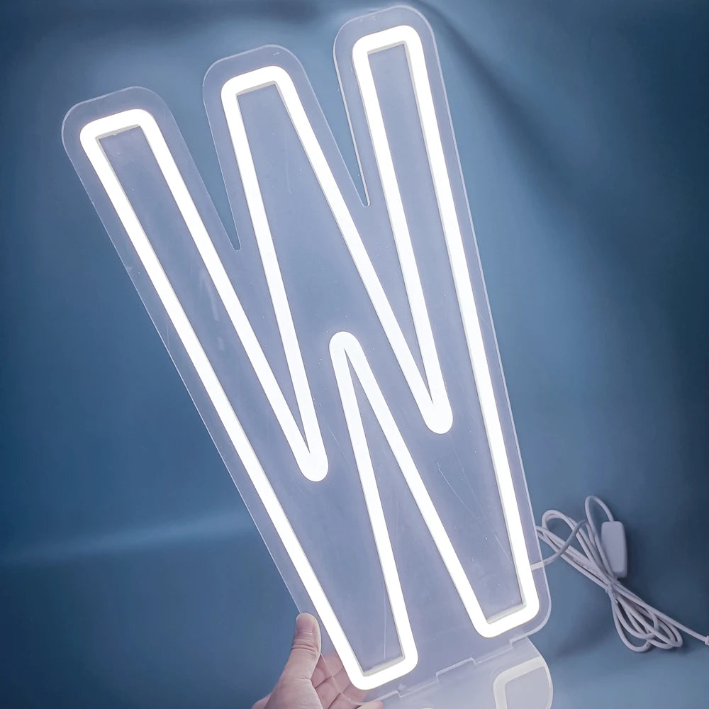 アルファベット型LEDライト USB電源タイプ