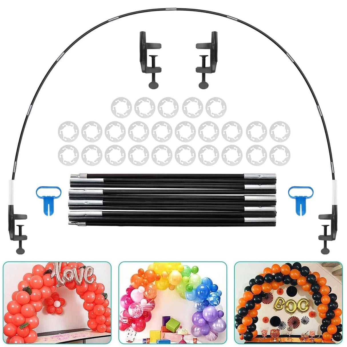 パーティー装飾 ラウンド型卓上用デコレーションスタンド 150x150cm