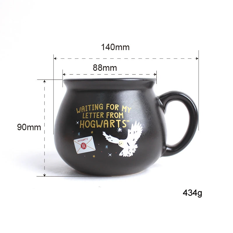 |イベント・ノベルティ用品 | 魔法柄ブラックセラミックマグカップ | 443ml