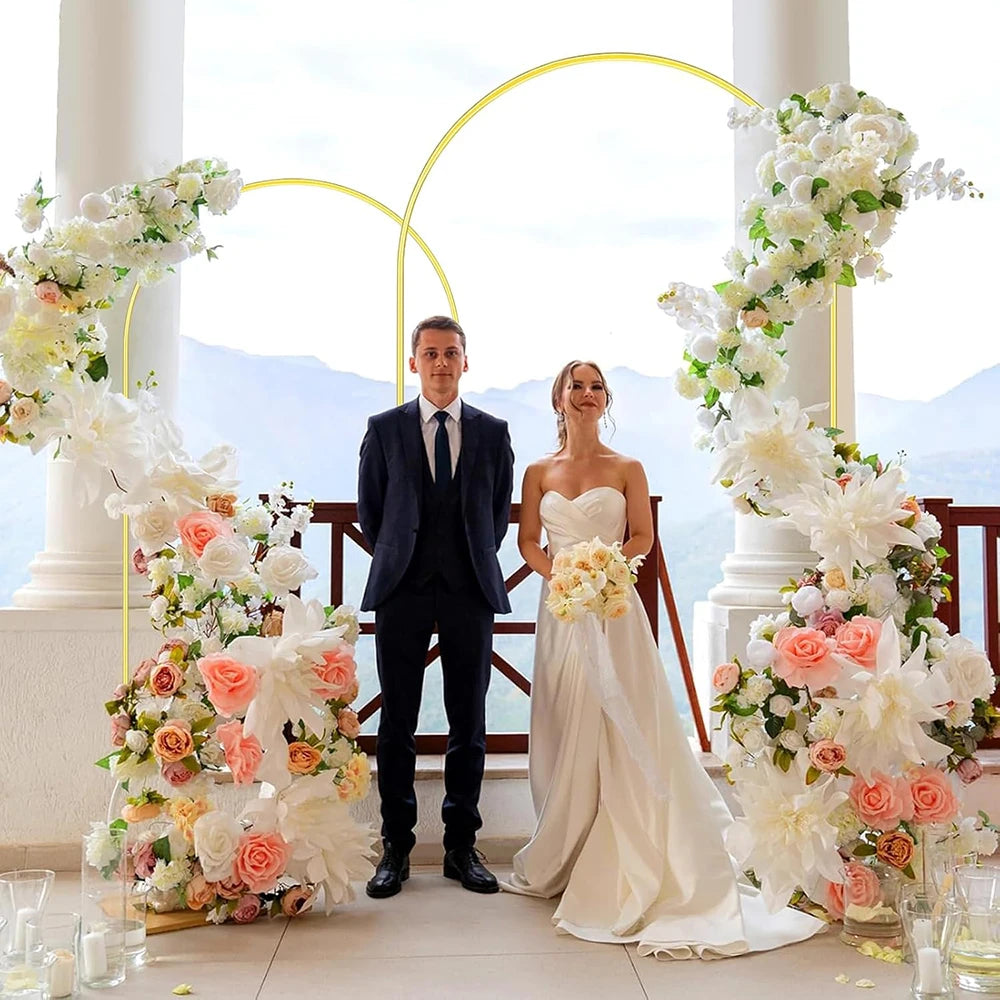 イベント・パーティー装飾 メタル製デコレーションフレーム 5サイズ 大小様々