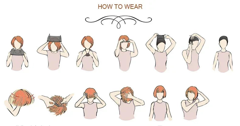 イベント・ハロウィングッズ |アニメキャラコスプレ用 ショートウィッグ