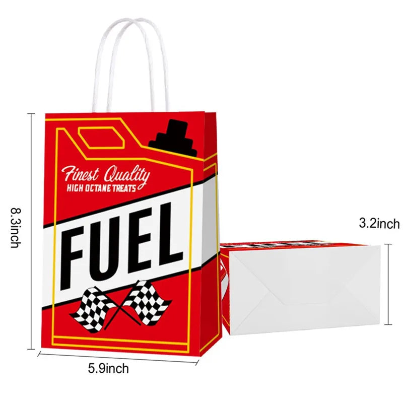 |ノベルティ用品 | レーシングカー風プリント紙袋 | W15×H21×D8c