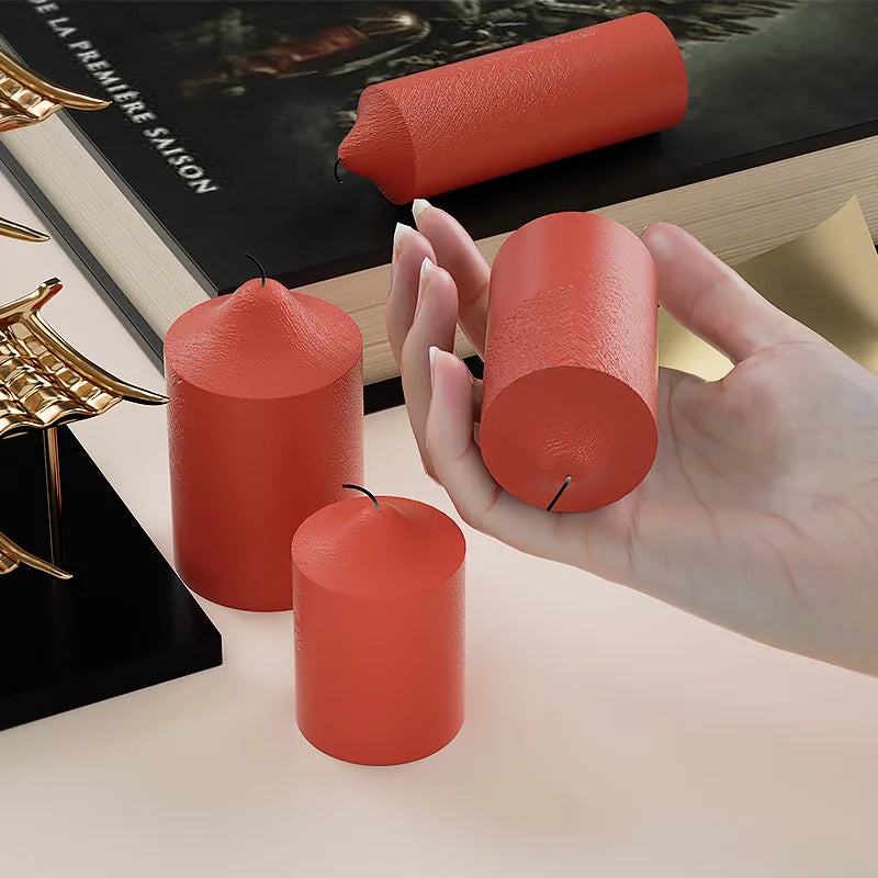 クラフト・DIY用|ハンドメイドキャンドル用 円筒型 シリコン