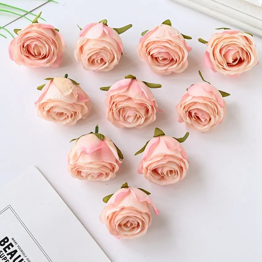 パーティー・インテリア装飾|シルク製造花ローズ50個セット