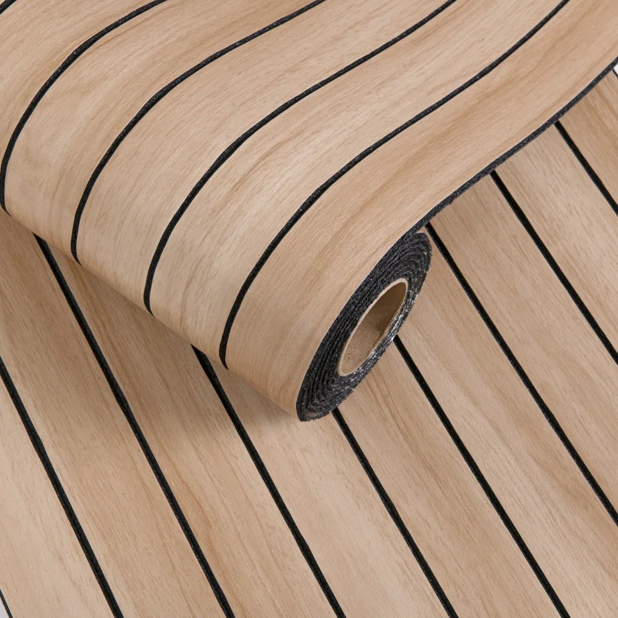 DIY用 木目フローリング風シート 40c幅 長さ3M リアルな木目デザイン