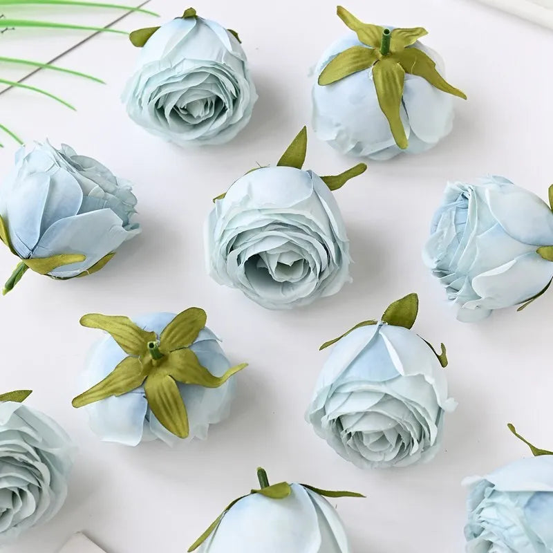 パーティー・インテリア装飾|シルク製造花ローズ50個セット