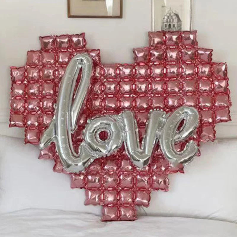 ハート型バルーン バレンタインデー装飾