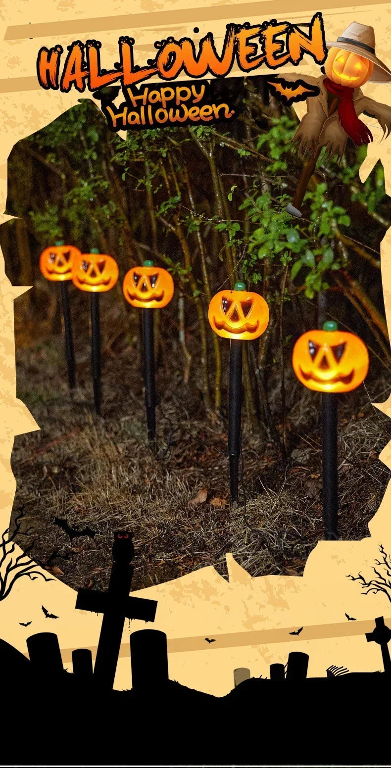 イベント・ハロウィングッズ|ソーラーパンプキンランタン屋外装飾ライト