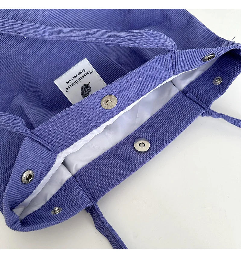 |ノベルティ用品 | コーデュロイショルダーバッグ | 31×34c