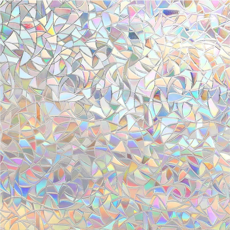 【UVカット・静電気吸着】すりガラス窓風フィルム(レトロ幾何学柄5パターン)