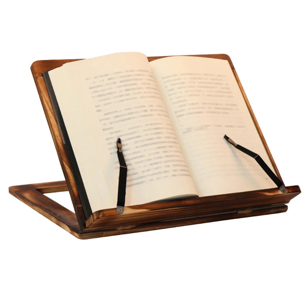 木製多用途読書スタンド タブレットサポート