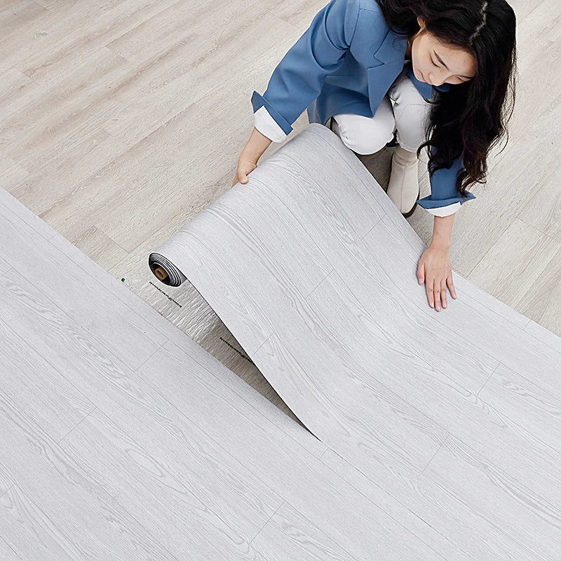 DIYフロアシート 天然木目・大理石風 ステッカー 幅40cm x 300cm シンプル