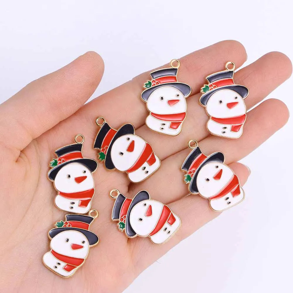 キュートなクリスマスチャームセット(10個セット)