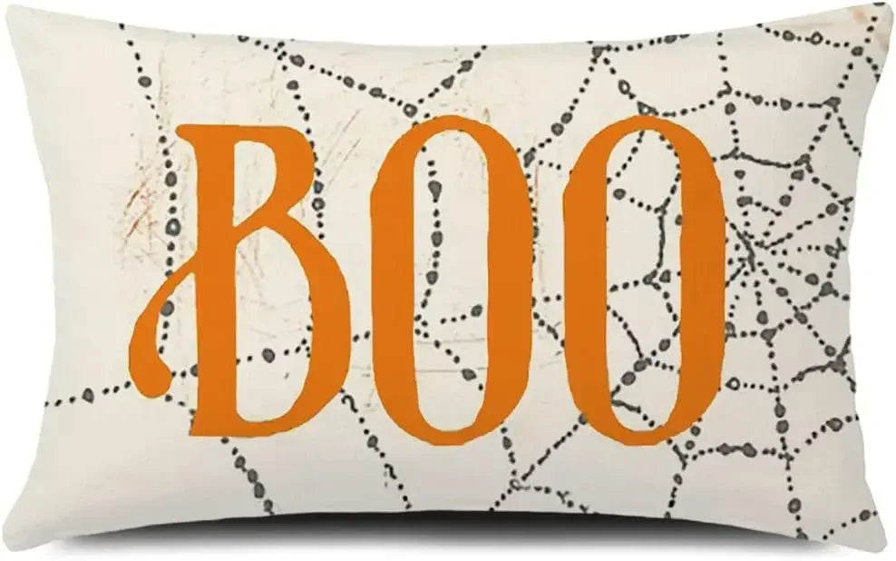 イベント・ハロウィングッズ|リネンクッションカバー30x50cm