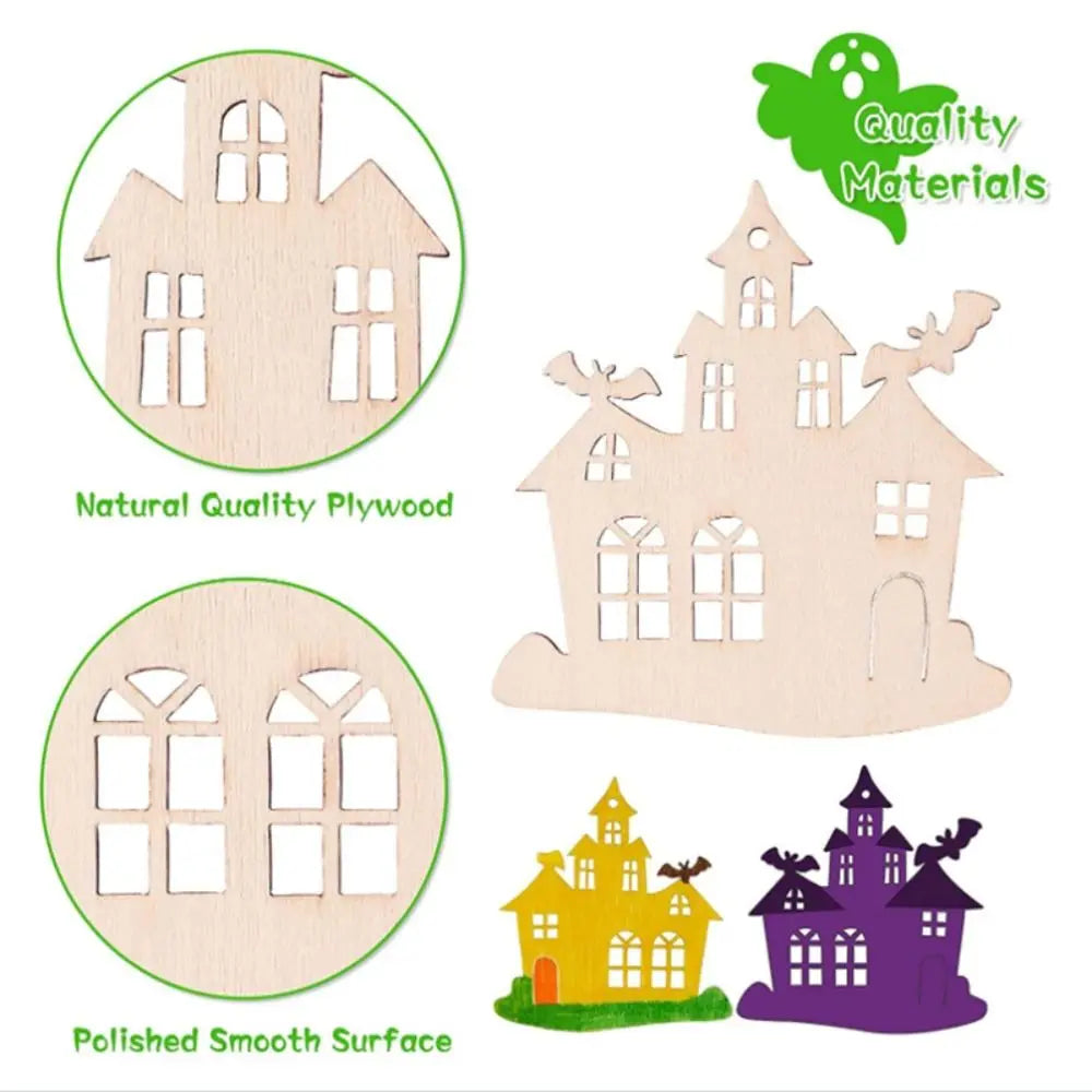 イベント・ハロウィングッズ|木製DIYカボチャ装飾品セット