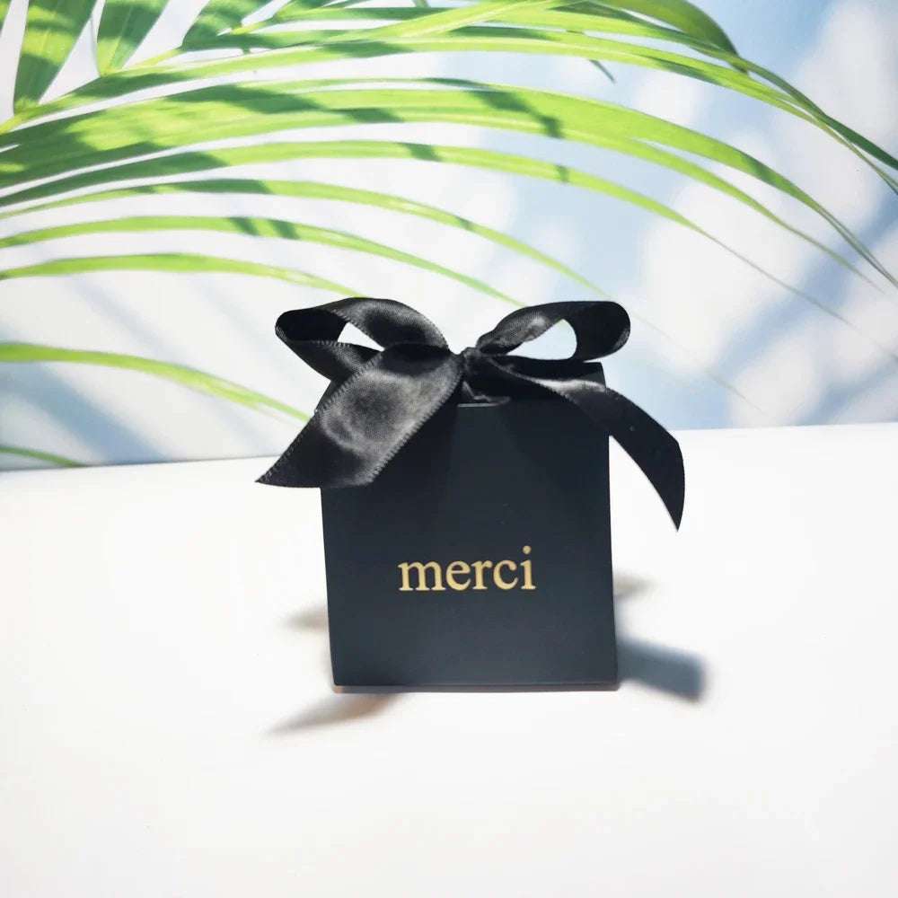 |イベント・ノベルティ用品 | リボン付き小型ギフトバッグ | 7×7×5c