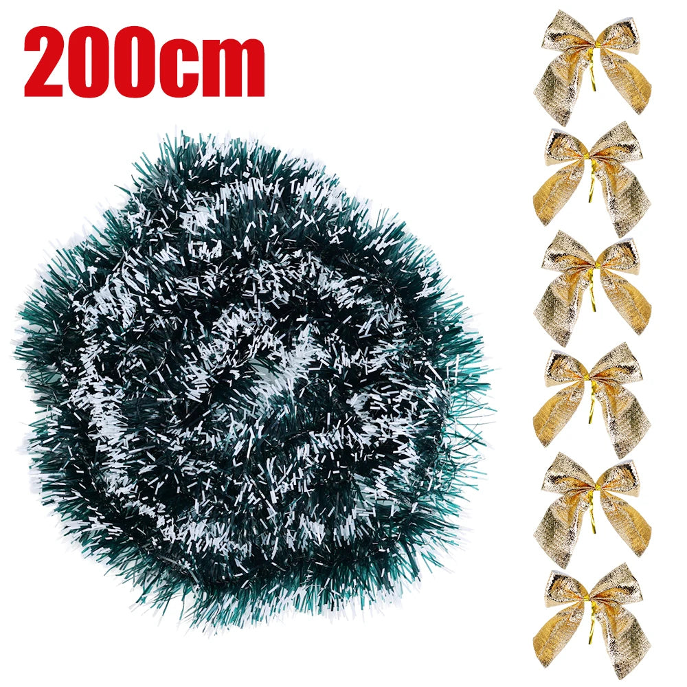 イベント・クリスマス装飾|リボン&ティンセルデコレーション