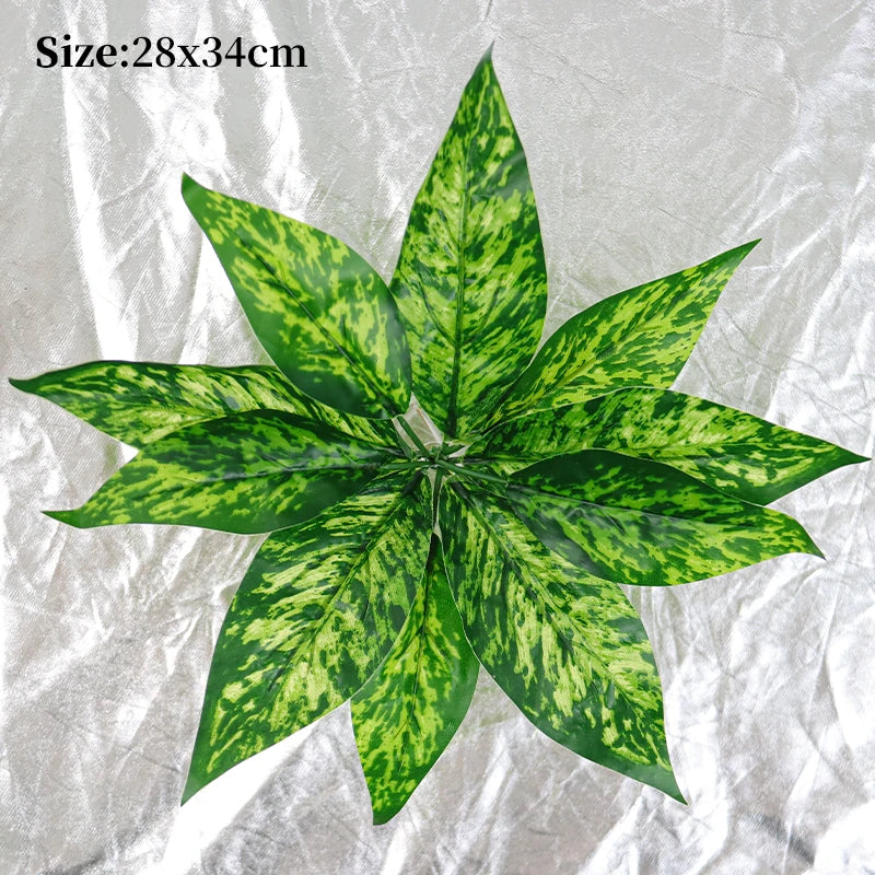 人工植物・ヤシの葉・背景・アクセサリー