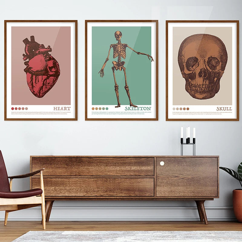 イベント・ハロウィングッズ|ヴィンテージハロウィンキャンバスアートポスター