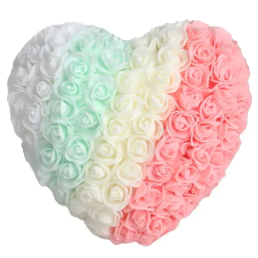 パーティー・インテリア装飾|造花ハート型ローズデコレーション(25c)