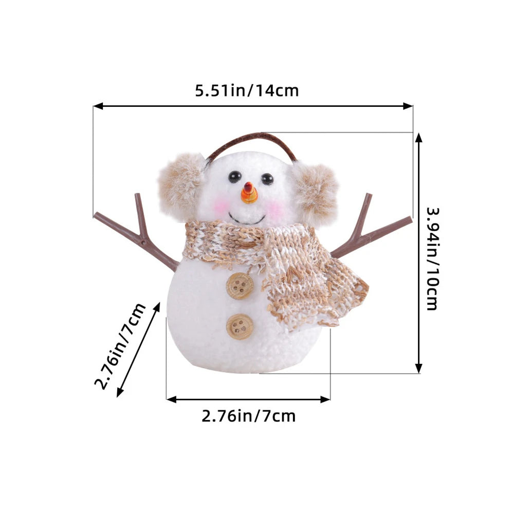 【クリスマス・イベント装飾】光る雪だるま スノーマンオーナメント