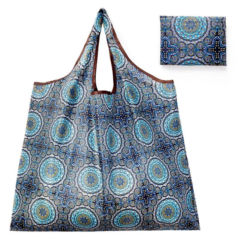 |ノベルティ用品 | コンパクト収納 プリントエコバッグ | 65cm×55c