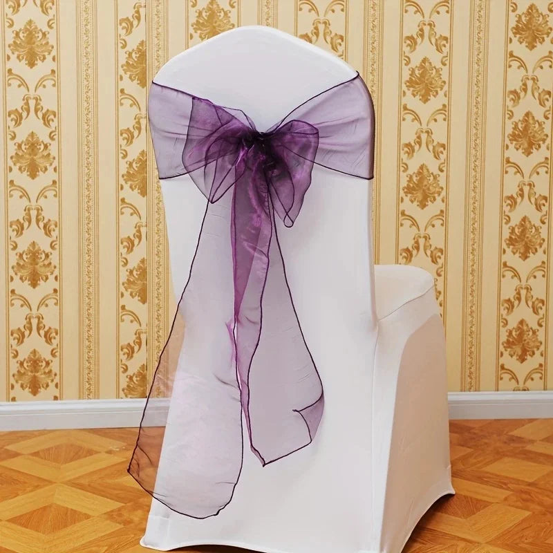 インテリア・パーティ装飾 | オーガンジーリボン10枚入 | 全長2.75m