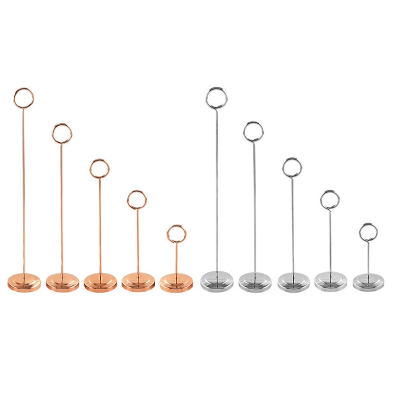 イベント・結婚式装飾|多用途ステンレス製テーブルナンバーホルダー