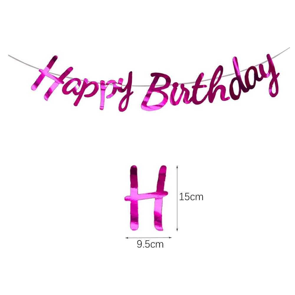 パーティー用装飾 誕生日用バナー 壁面装飾 華やか演出