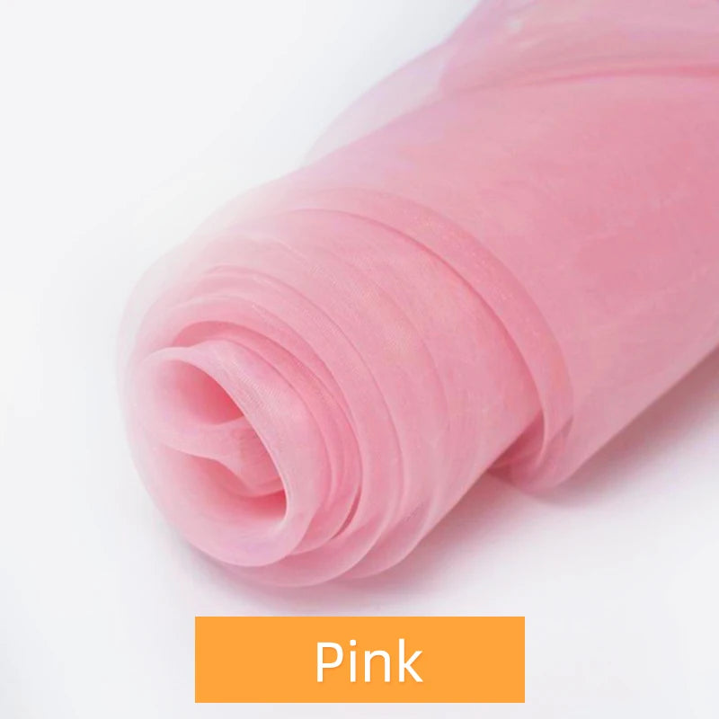 パーティー・インテリア装飾 シフォン素材カーテン 5M/10M 透明感