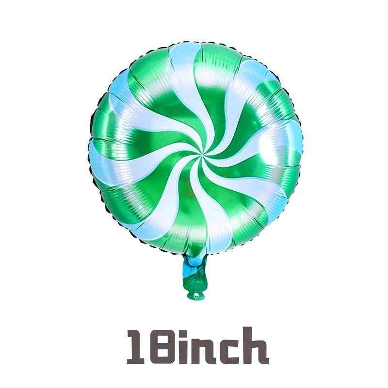 クリスマス用キャンディケインホイルバルーンセット