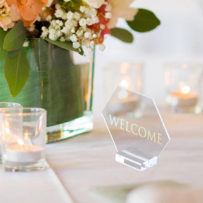 イベント・結婚式装飾|アクリルスタンド カードホルダー 10個セット