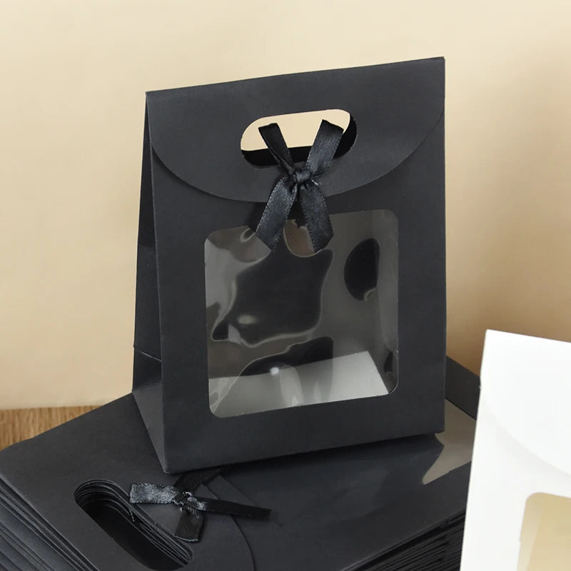 |ノベルティ用品 | 窓付きモノトーンギフトバッグ 5個セット