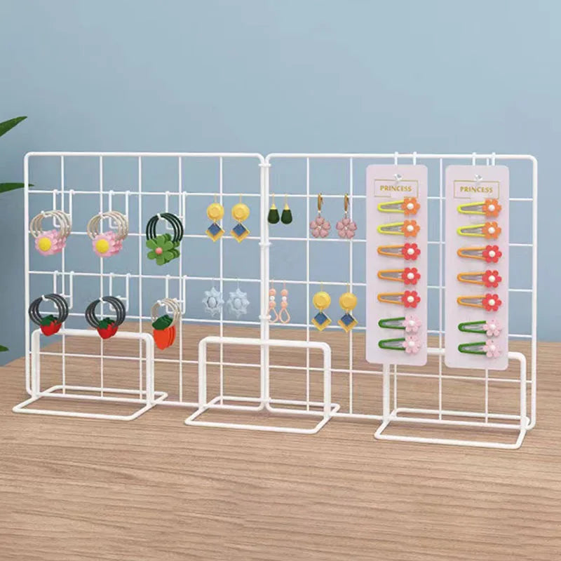 【多目的】アイアングリッドディスプレイラック