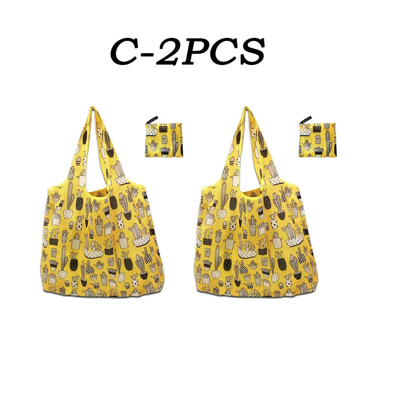 |ノベルティ用品 | 大容量・折りたたみ式プリントエコバッグ | 46×40c