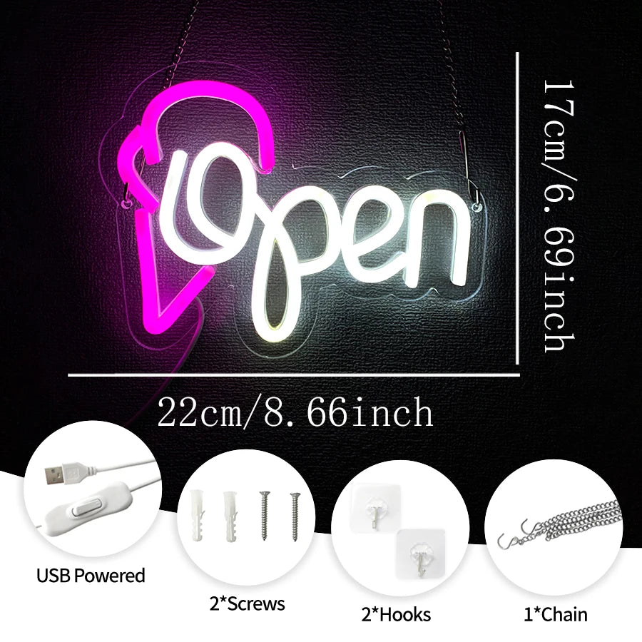 アイスクリーム LEDネオンサイン(ネオン看板)