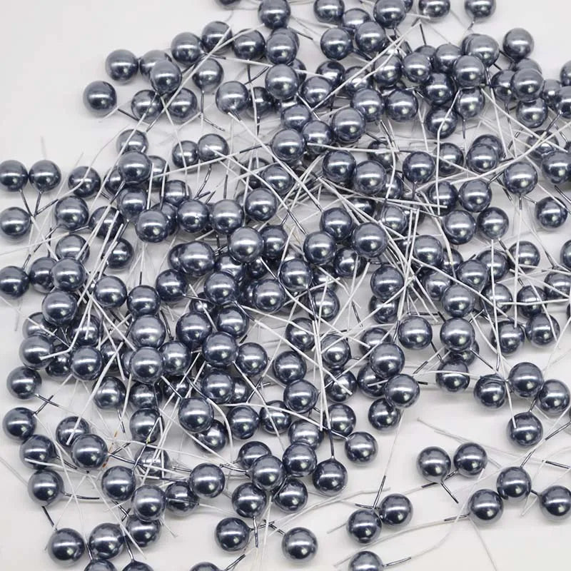 【DIY・装飾・手芸用】チェリー・フルーツ風ミニパールセット(50個セット)