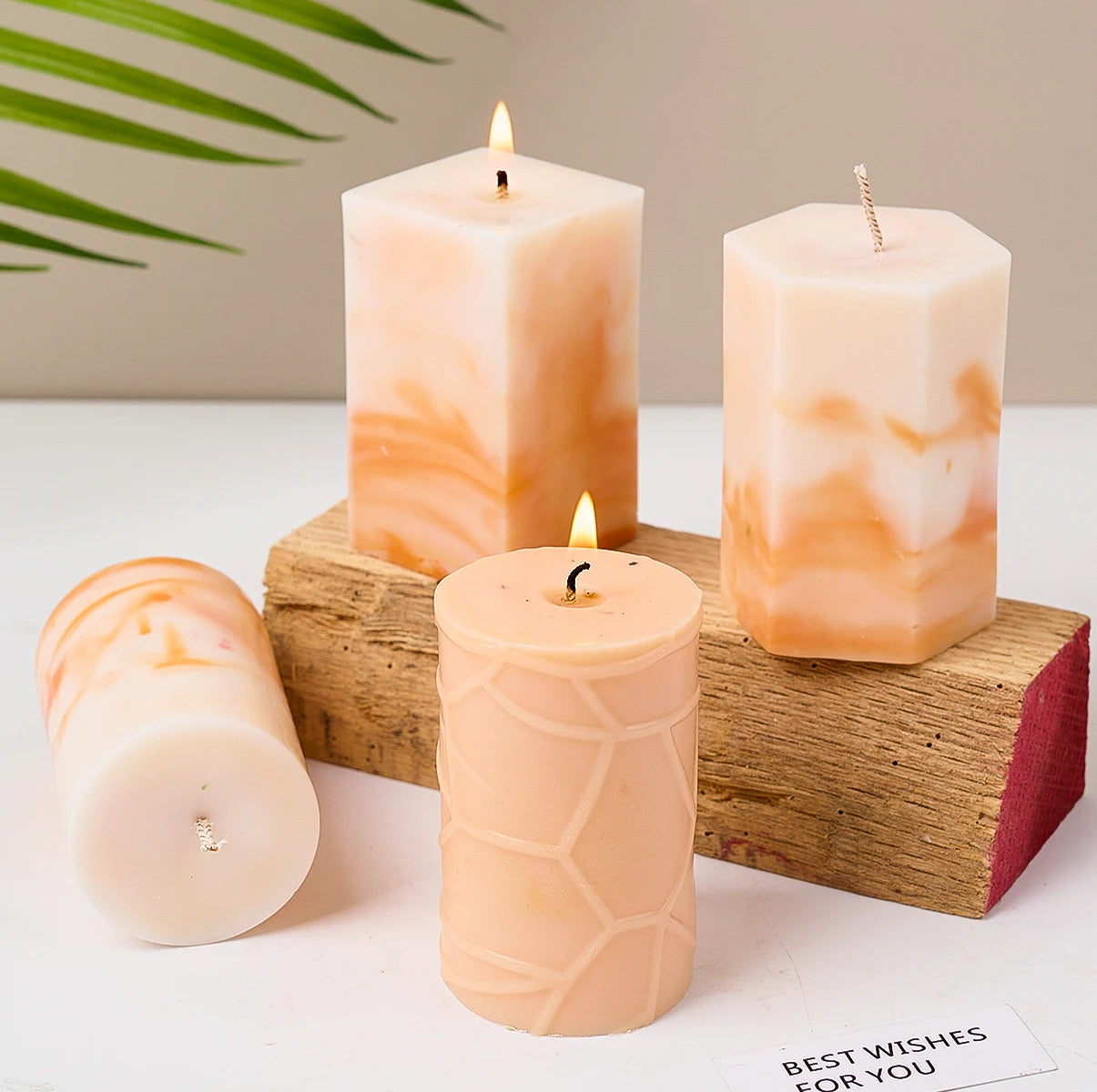 クラフト・DIY用|ハンドメイドキャンドル用 3D幾何学模様型