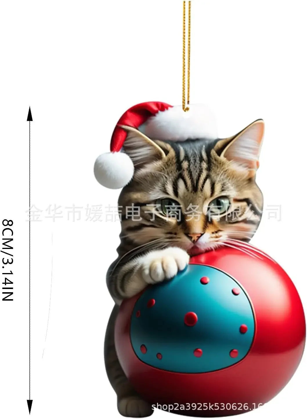 【クリスマス・インテリア装飾】猫・スノーマンなどの可愛いオーナメント(13パターン)